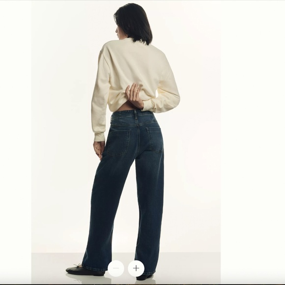 Pilcro Cuffed High Rise Crop Jeans Anthropologie NWT 26 - Picture 4 of 5